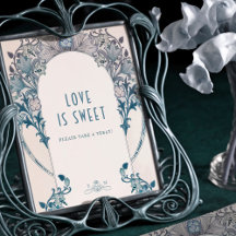 Symbole du livre d'or Dusty Blue William Morris