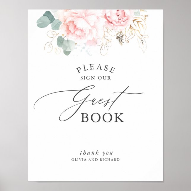 Symbole du livre d'or et des fleurs roses (Devant)