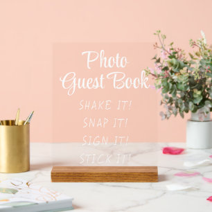 Symbole du livre d'or Photo Simple Modern Cute