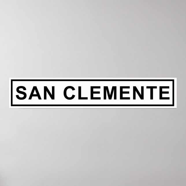 Symbole du train San Clemente Poster (Devant)