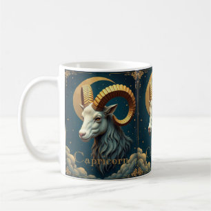 Symbole étoile Capricorn Mug foncé Horoscope