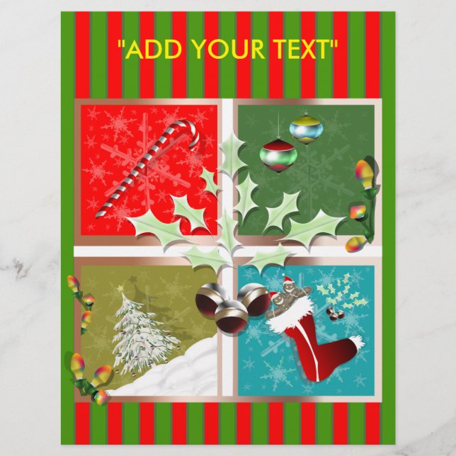 Symbole für den WeihnachtsFlyer Flyer (Vorne)