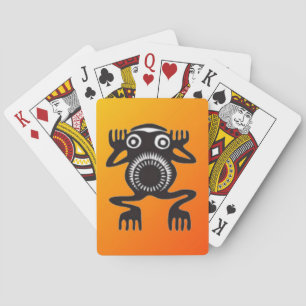Symbole für Frosch spielen Karten Spielkarten