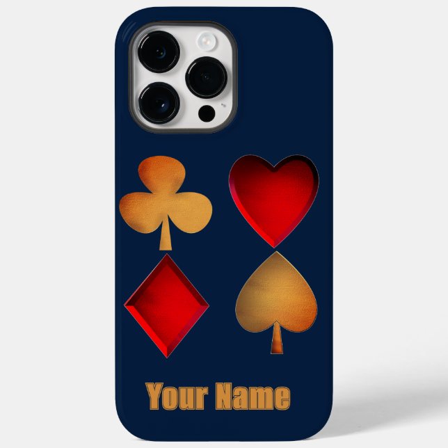 Symbole für Kartenspiel Case-Mate iPhone-Fall Case-Mate iPhone 14 Pro Max Hülle (Rückseite)