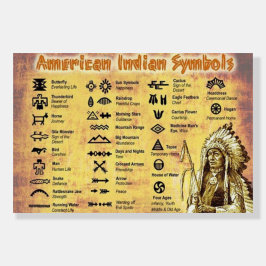 Symbole für systemeigene Amerikanische Ureinwohner