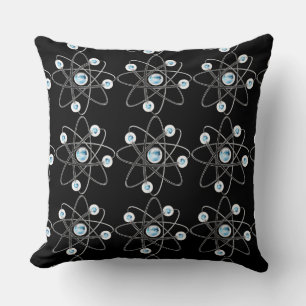 Symbole Geek de science Atom Oreiller à lancer noi