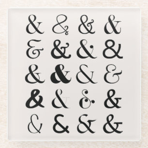 Symbole Glasuntersetzer