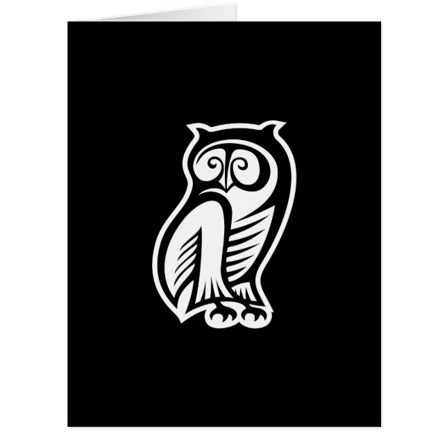Symbole hibou blanc (Devant)