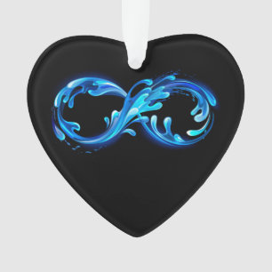 Symbole Infini d'Eau Claire et Froide