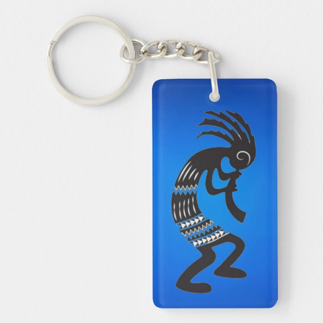 Symbole Kokopelli d'Amérique latine Porte - clé (Devant)
