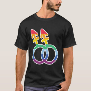 Symbole Lgbtq Gay Rights Stolz Regenbogen 2 T-Shirt