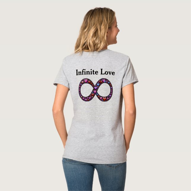 Symbole Love 2 Infinity T-Shirt (Dos entier)