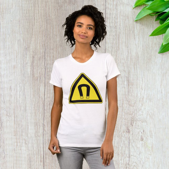 Symbole magnétique T-shirt femme (Créateur téléchargé)