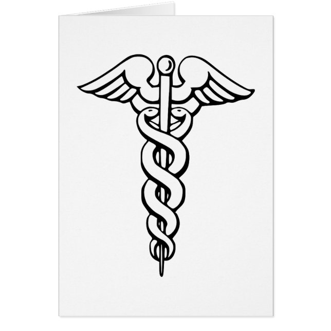 Symbole Médicale de Caduceus (Devant)