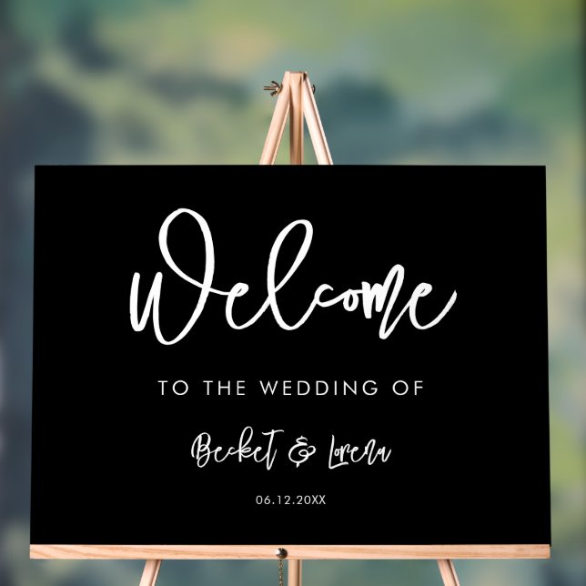 Symbole moderne contemporain noir mariage (Neutre)