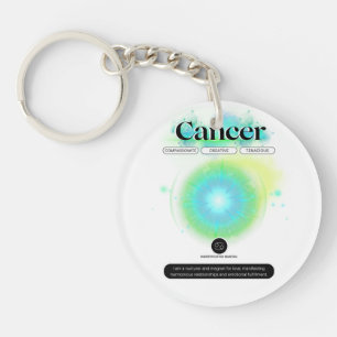 Symbole moderne Zodiaque Cancer Quote d'eau Élémen