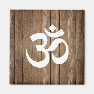 SYMBOLE OM Rustique Aimant