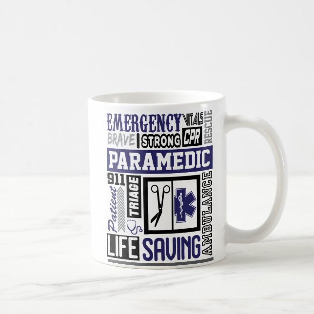 Symbole paramétrique personnalisé Mots Coffee Mug (Droite)
