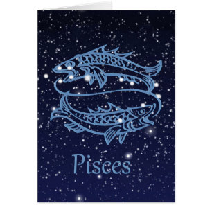 Symbole Poissons Constellation et Zodiaque avec ét