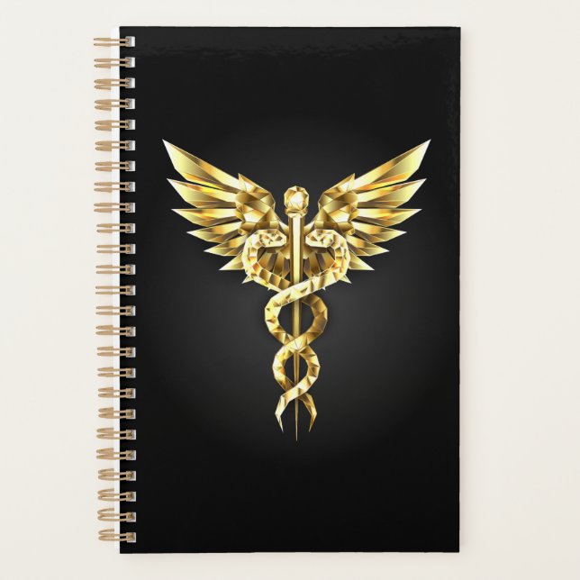 Symbole Polygonal Or Caduceus (Devant)