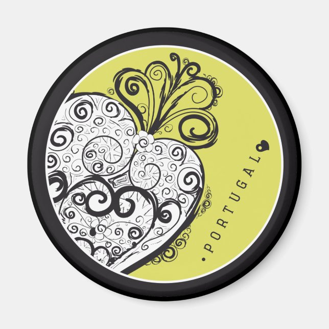 Symbole Portugals - Filigree Filigrana Magnet (Vorne)