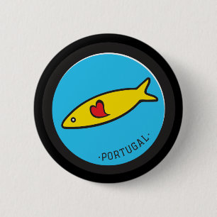 Symbole Portugals - Sardine Nr.02 Button