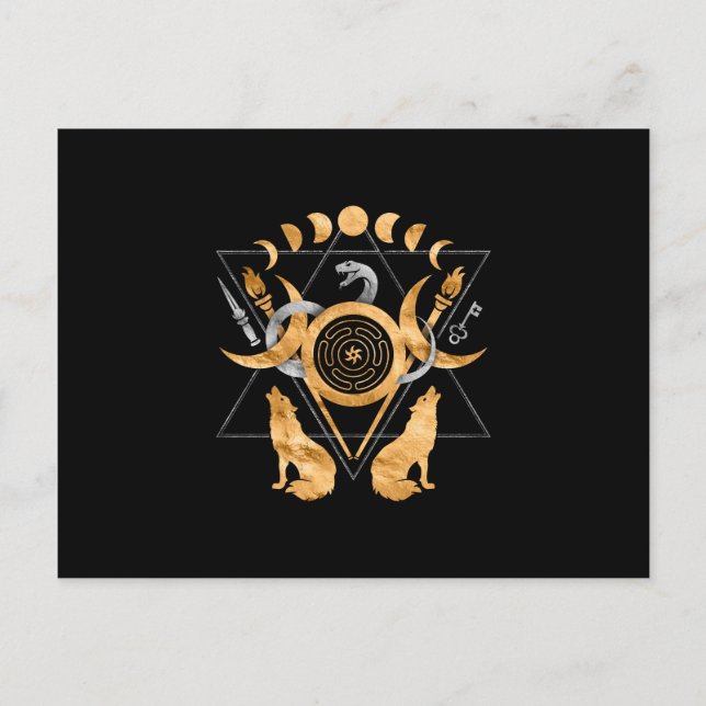 Symbole Postkarte (Vorderseite)