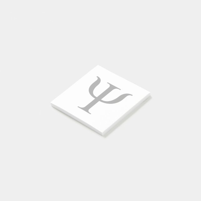 Symbole Psychologie Science Post-It (Incliné)