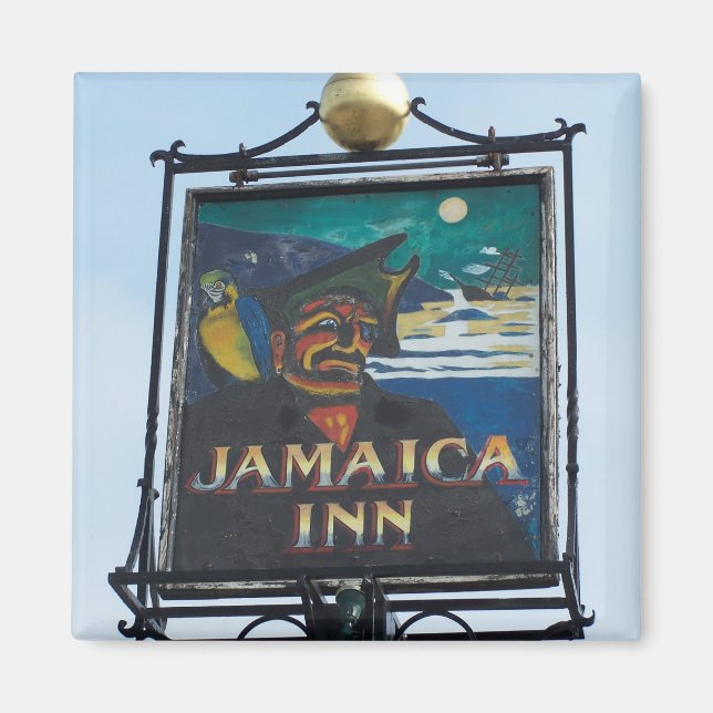SYMBOLE SYMPATHIQUE Jamaïque Inn Pub Magnet photo (Devant)