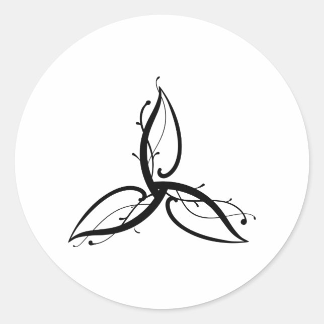Symbole Triquetra Odin Norse Wicca Sticker (Devant)