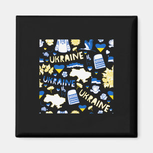 Symbole Ukraine Ukrainische Nationalsymbole Magnet