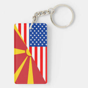 symbole usa macedonia country demi-drapeau amériqu