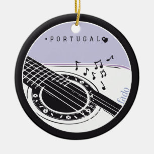 Symbole von Portugal - FADO Keramik Ornament
