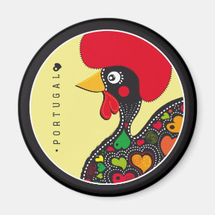 Symbole von Portugal - Hahn Magnet