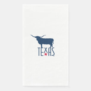 Symbole von Texas, Longhorn, Marine Serviette