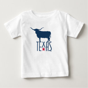 Symbole von Texas, Longhorn, navy Baby T-shirt