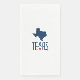 Symbole von Texas, Texas, blau Serviette