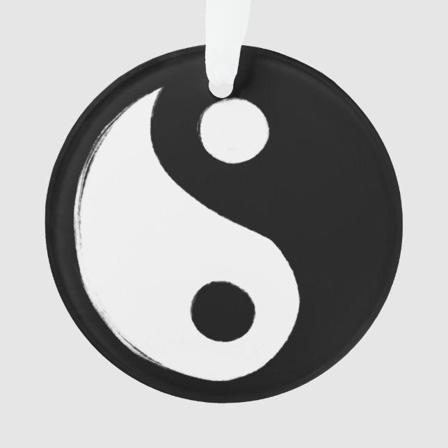 SYMBOLE YIN Yang Foncé et Lumière (devant)