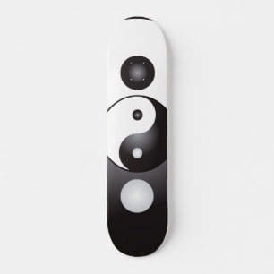 Symbole Yin Yang : Skateboard