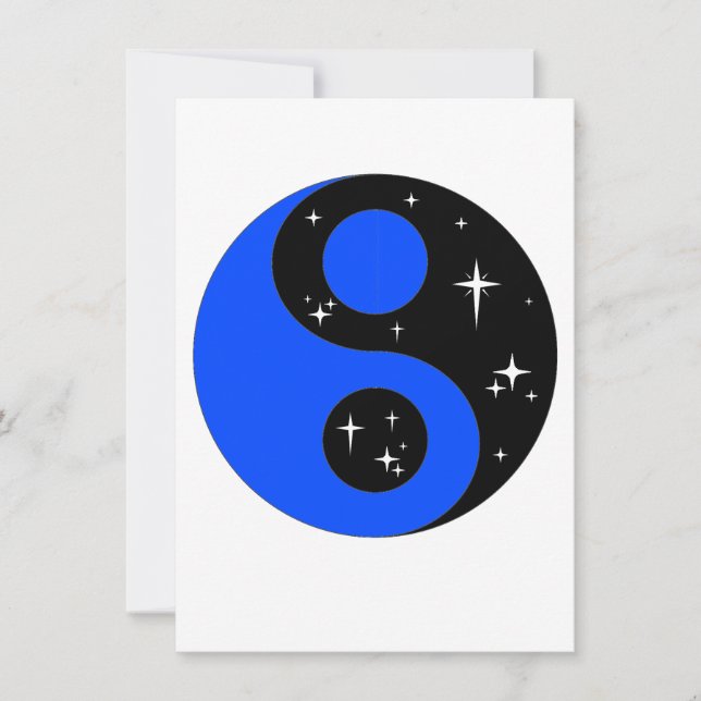 Symbole Ying Starry Yang, Carte de voeux (Devant)