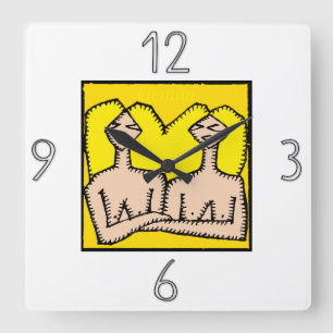 SYMBOLE Zodiaque Astrologie Horloge murale Gemini