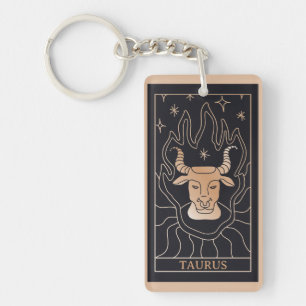 Symbole zodiaque du Taurus noir personnalisé