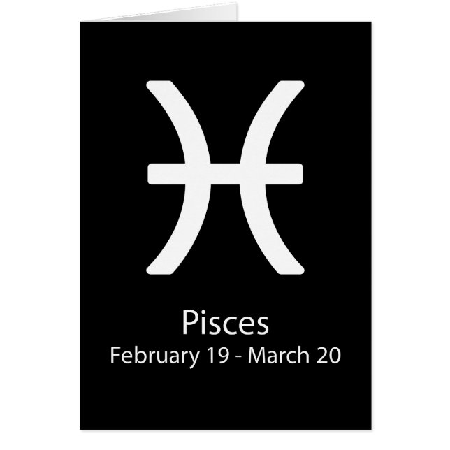Symbole zodiaque Pisces Astrologie (Devant)