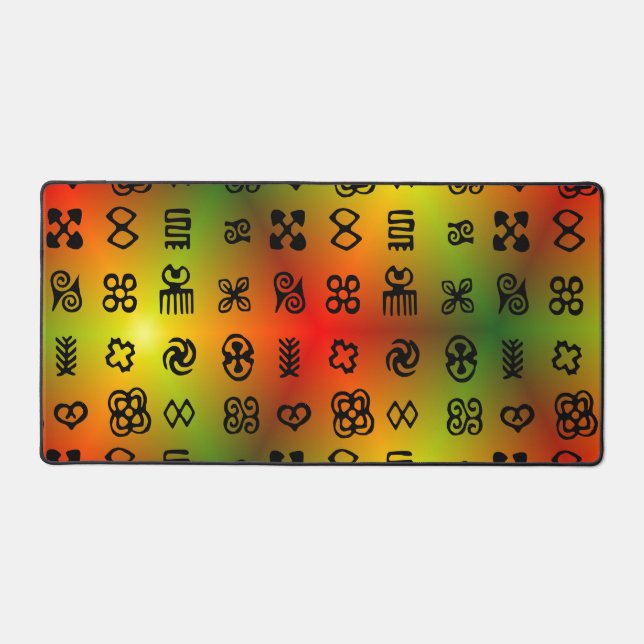 Symboles Adinkra Aux Couleurs Africaines (Recto)