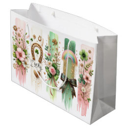 Symboles chanceux, sac cadeau de la Saint Patrick
