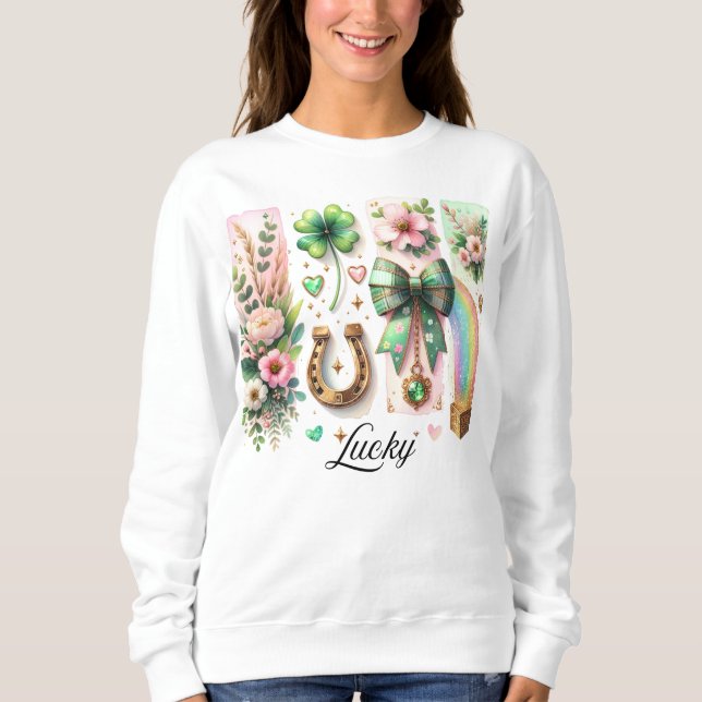 Symboles chanceux, Sweatshirt de la Saint-Patrick (Devant)