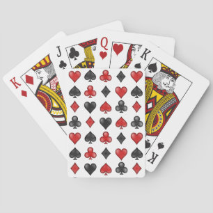 Symboles de carte à jouer - Cartes à jouer blanc