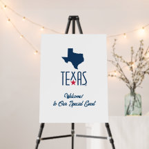 Symboles du Texas, Texas, bleu marine