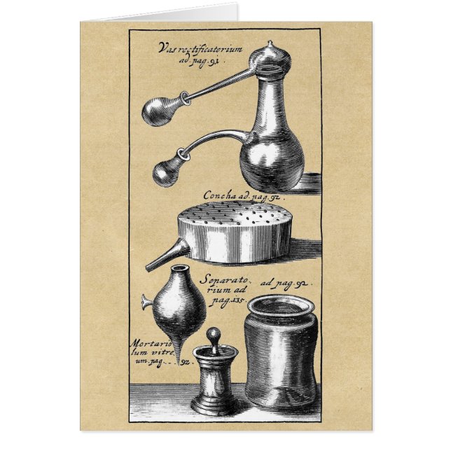 Symboles et outils de la carte de note Alchemy (Devant)