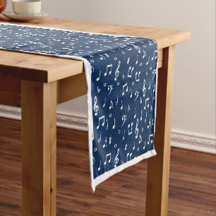 symboles musicaux chemin de table court